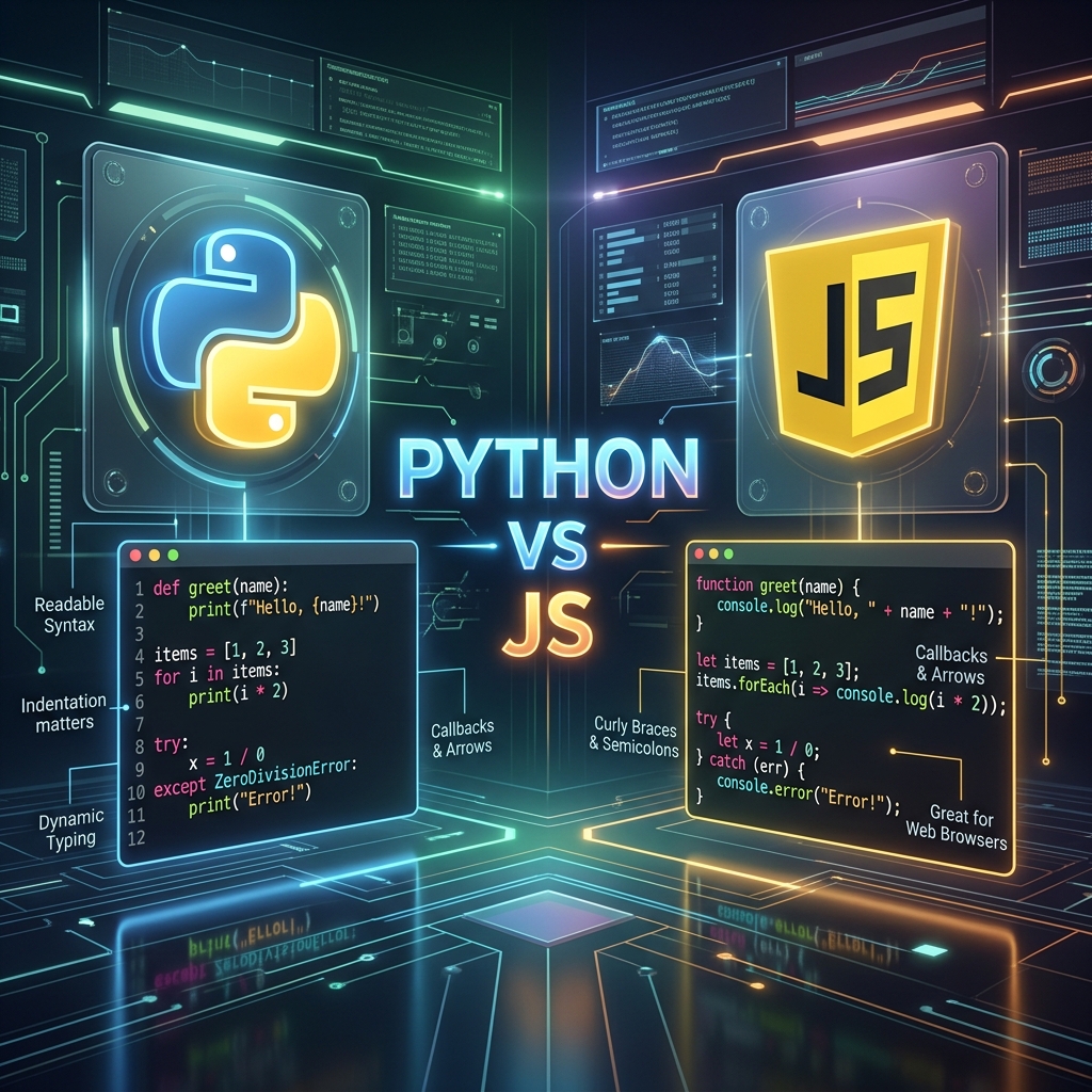 Python vs JavaScript : Quel langage choisir pour débuter à Dakar ?
